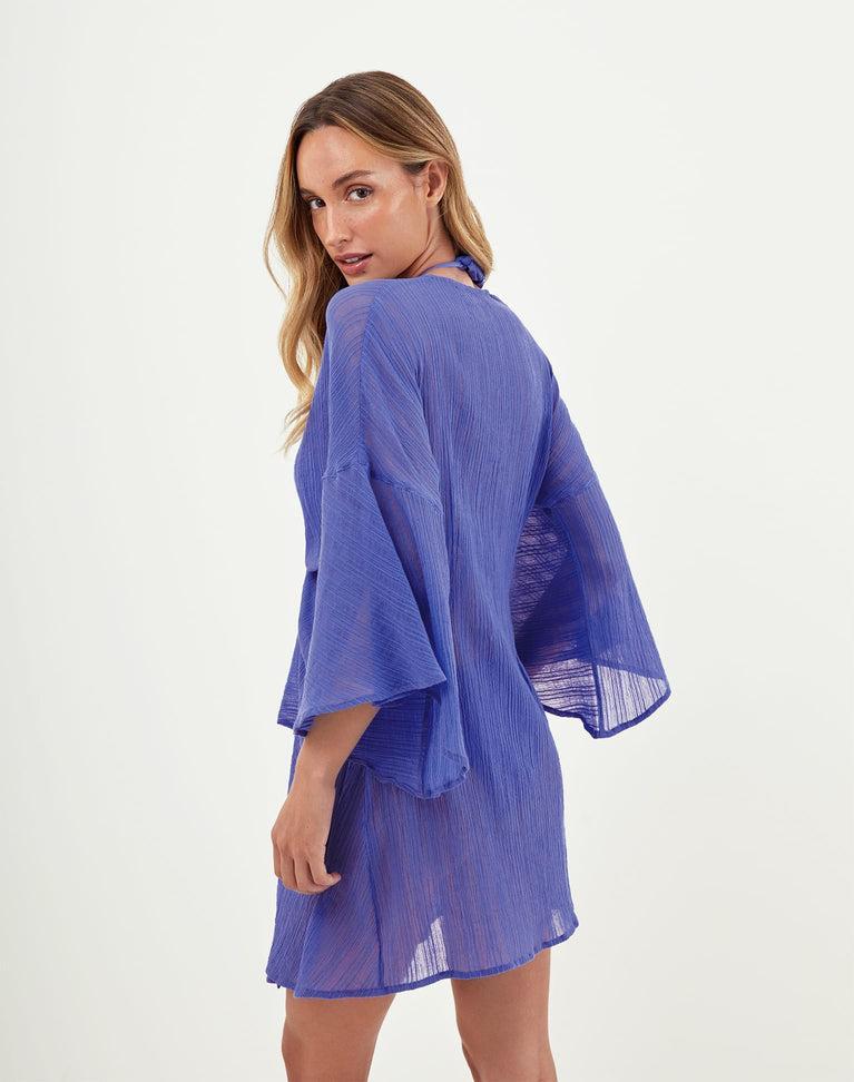 Perola Knot Short Cover Up - Ethereal Product Image