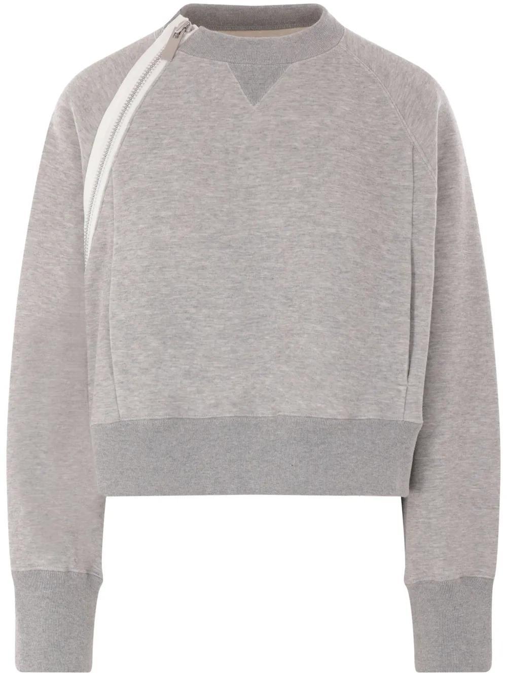 SACAI Sponge Pullover In Gray Product Image