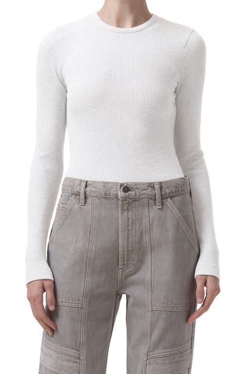 Alma Shrunken Crew Neck Tee AGOLDE Product Image