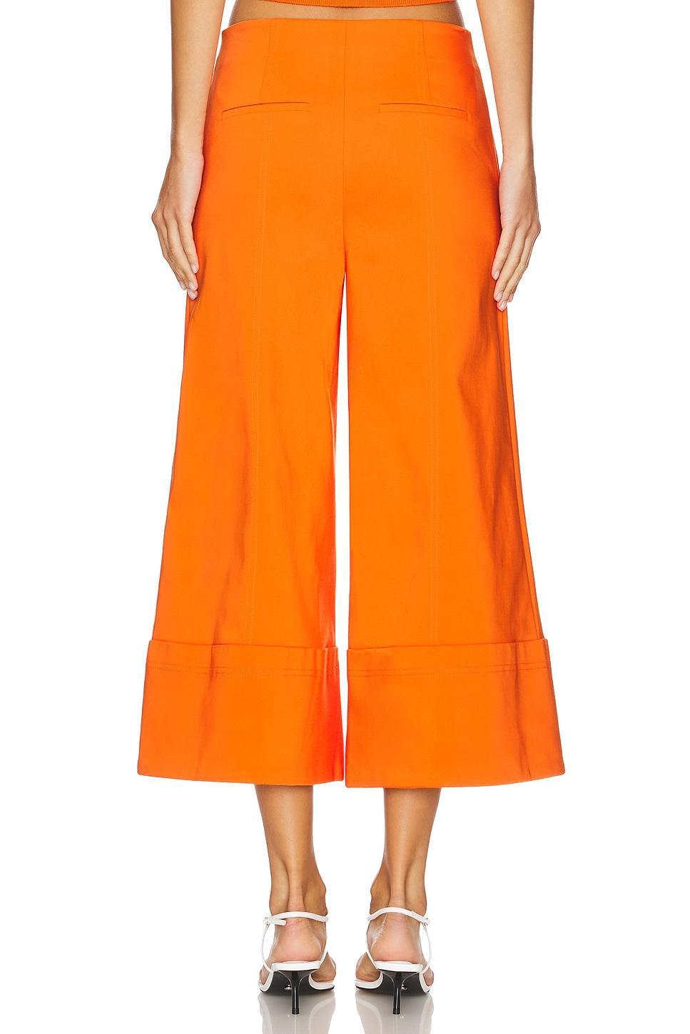 Andra High Rise Wide Leg Cropped Cuff Pant Alice + Olivia Product Image