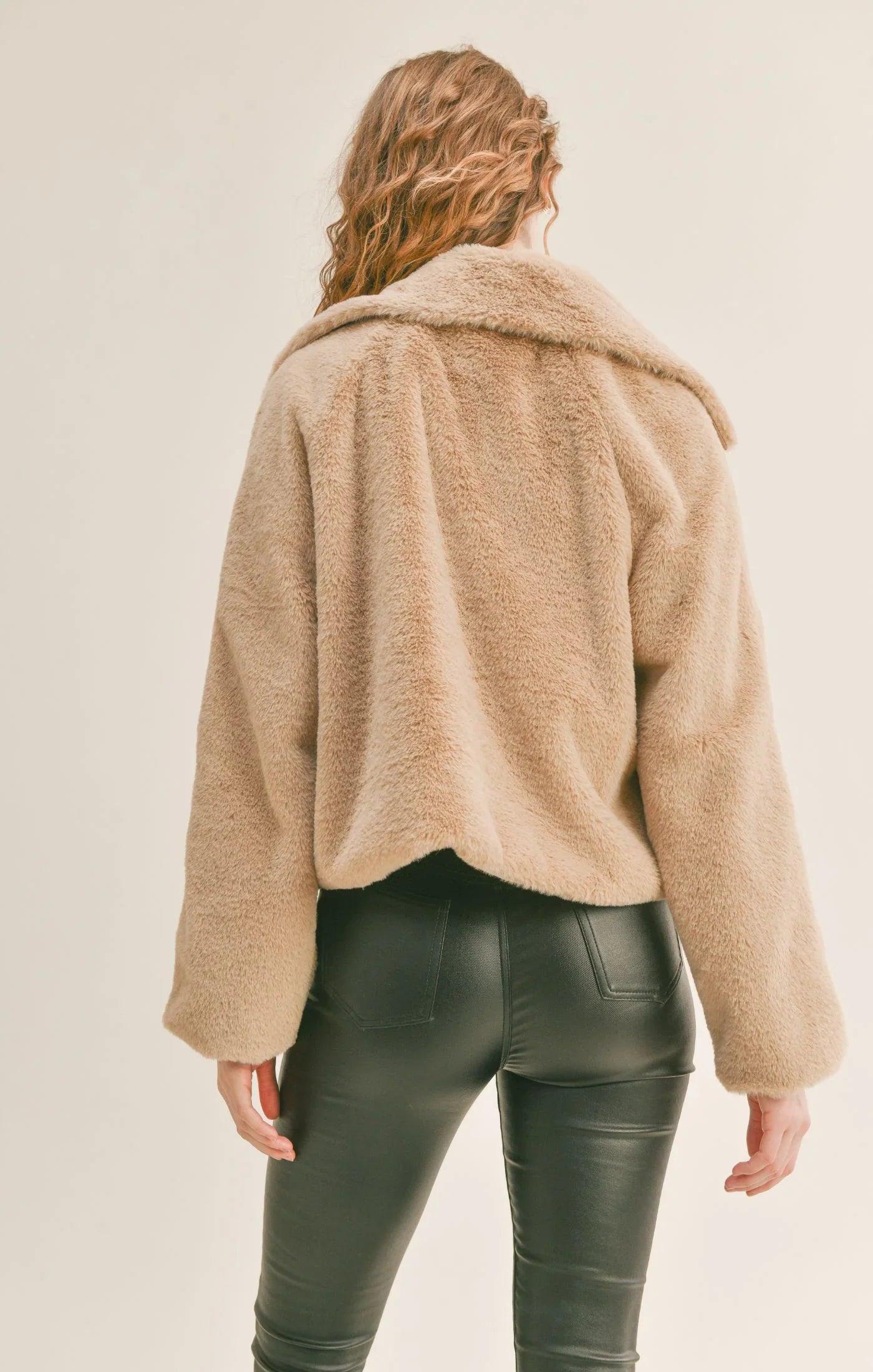 Libby Faux Fur Jacket Product Image
