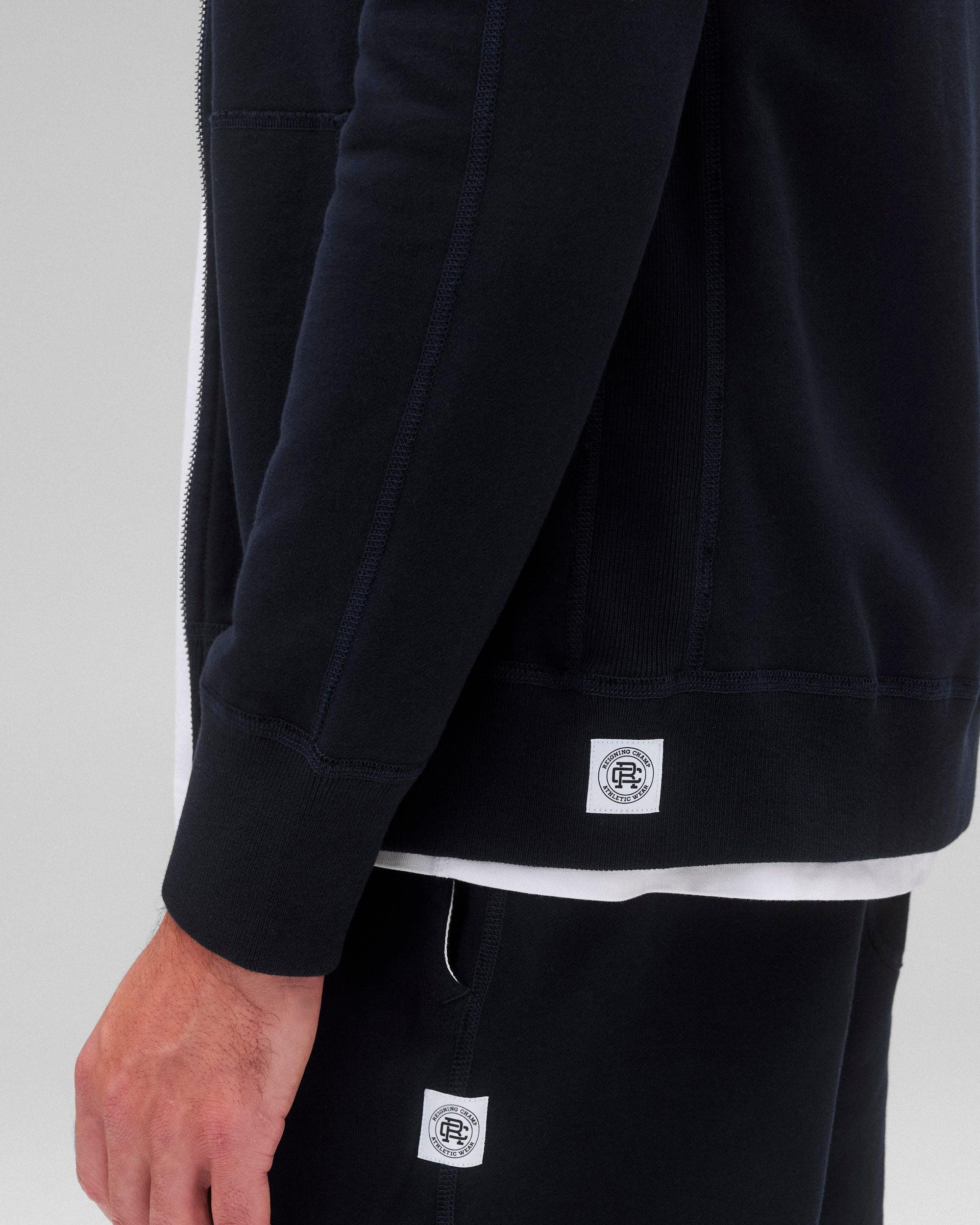 Midweight Terry Slim Zip Hoodie Male Product Image