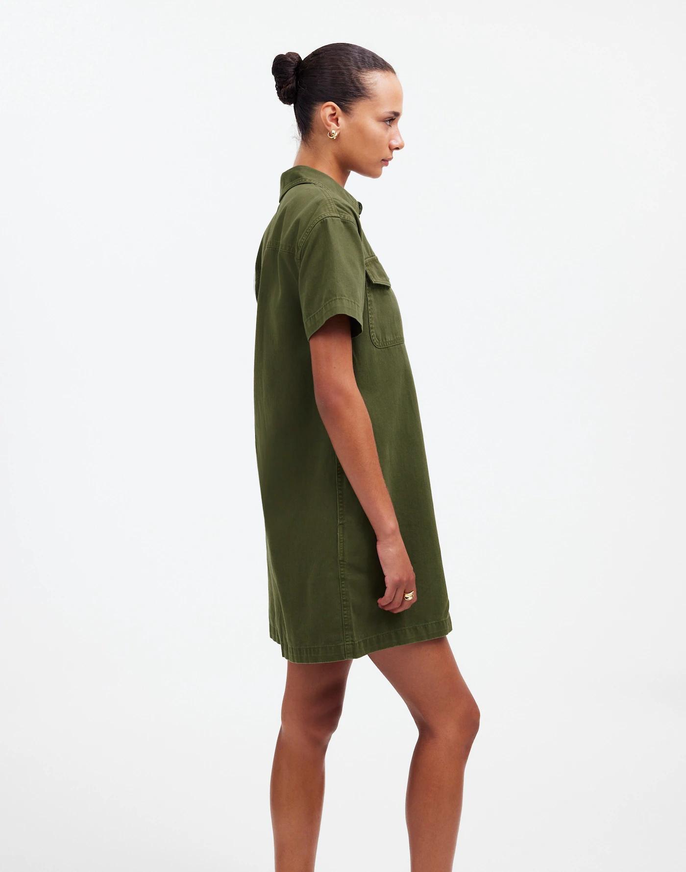 Oversized Mini Shirtdress Product Image