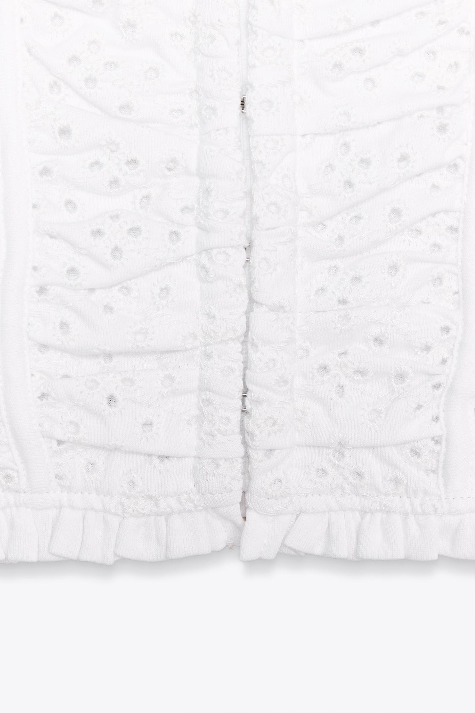 OPENWORK EMBROIDERED TOP Product Image