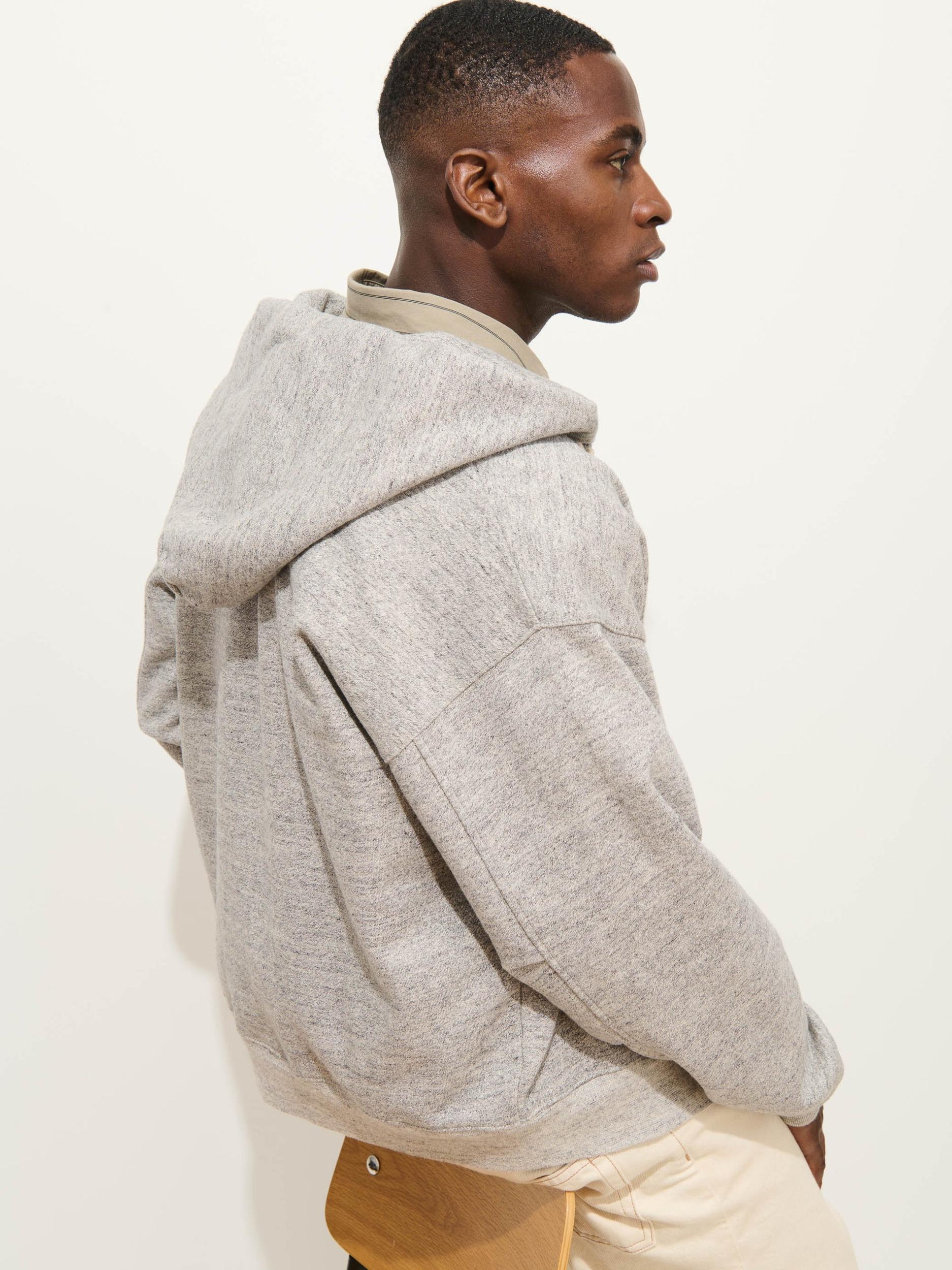12th Street Zip Hoodie In Heather Fleece Product Image