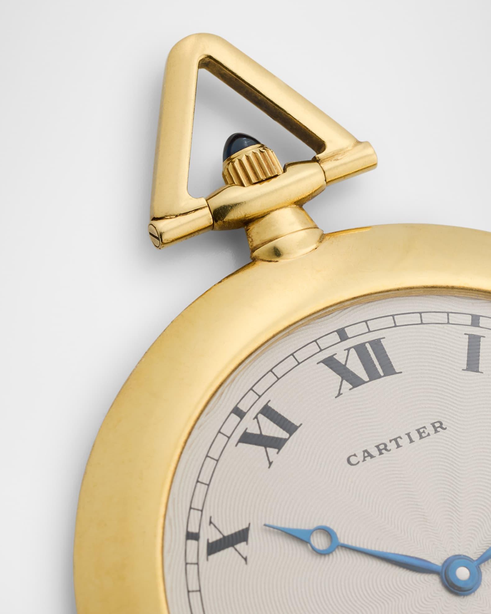 Cartier Round Open Face Vintage 1950s Pocket Watch Product Image