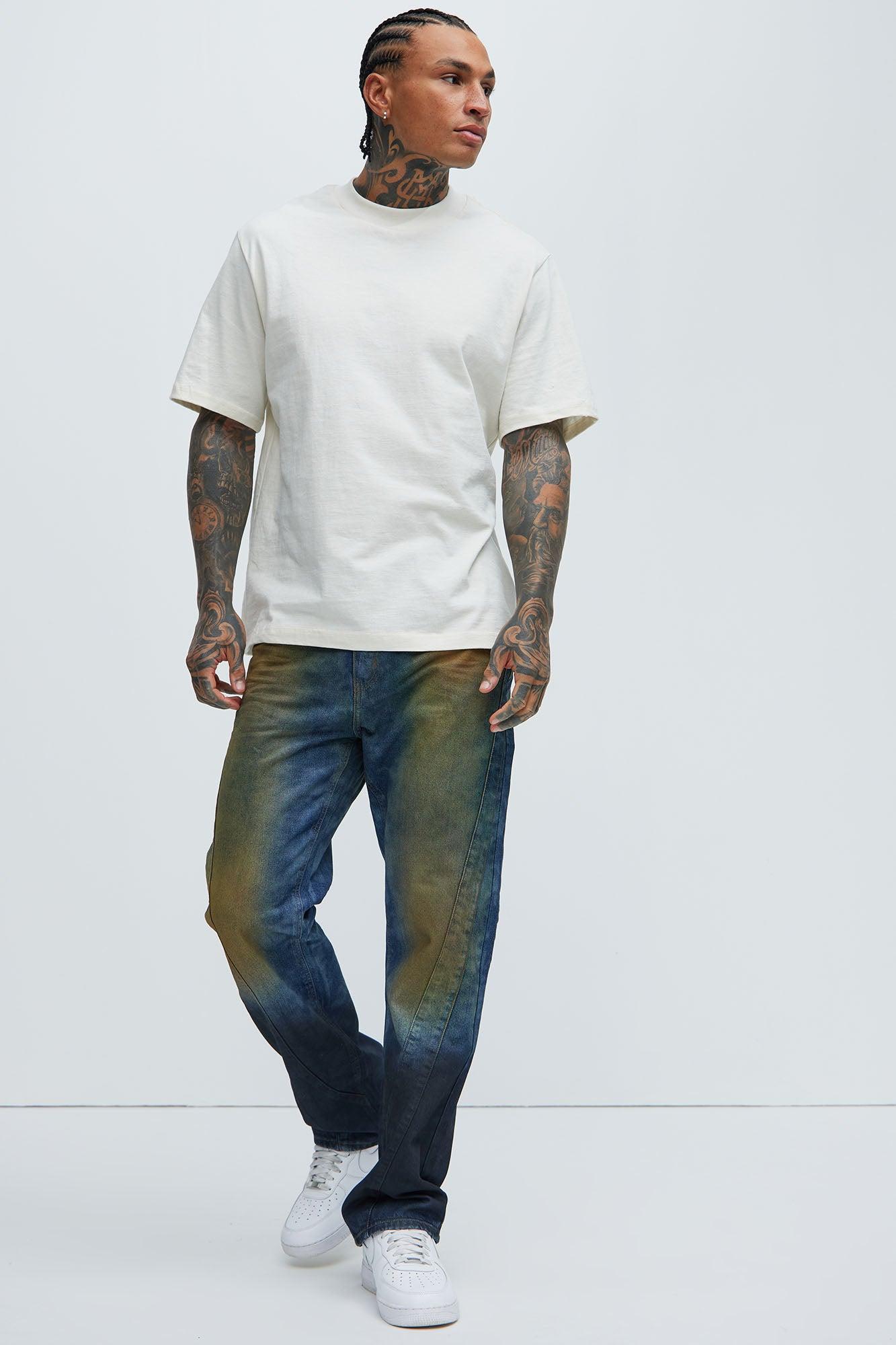 Lanesville Vintage Straight Jeans - Vintage Blue Wash Product Image