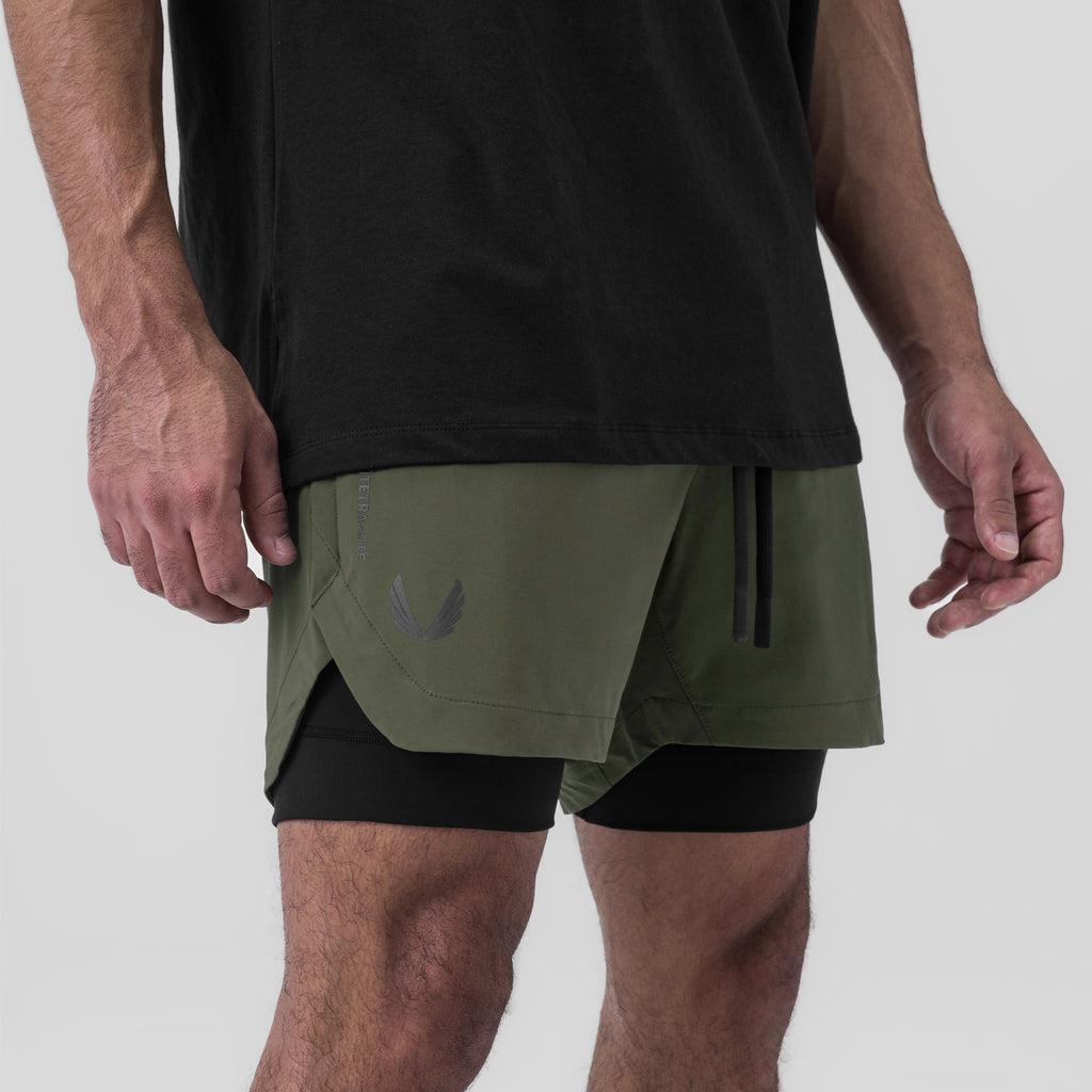 0865. Tetra-Lite® 5" Liner Short - Navy "Wings"/Black Male Product Image