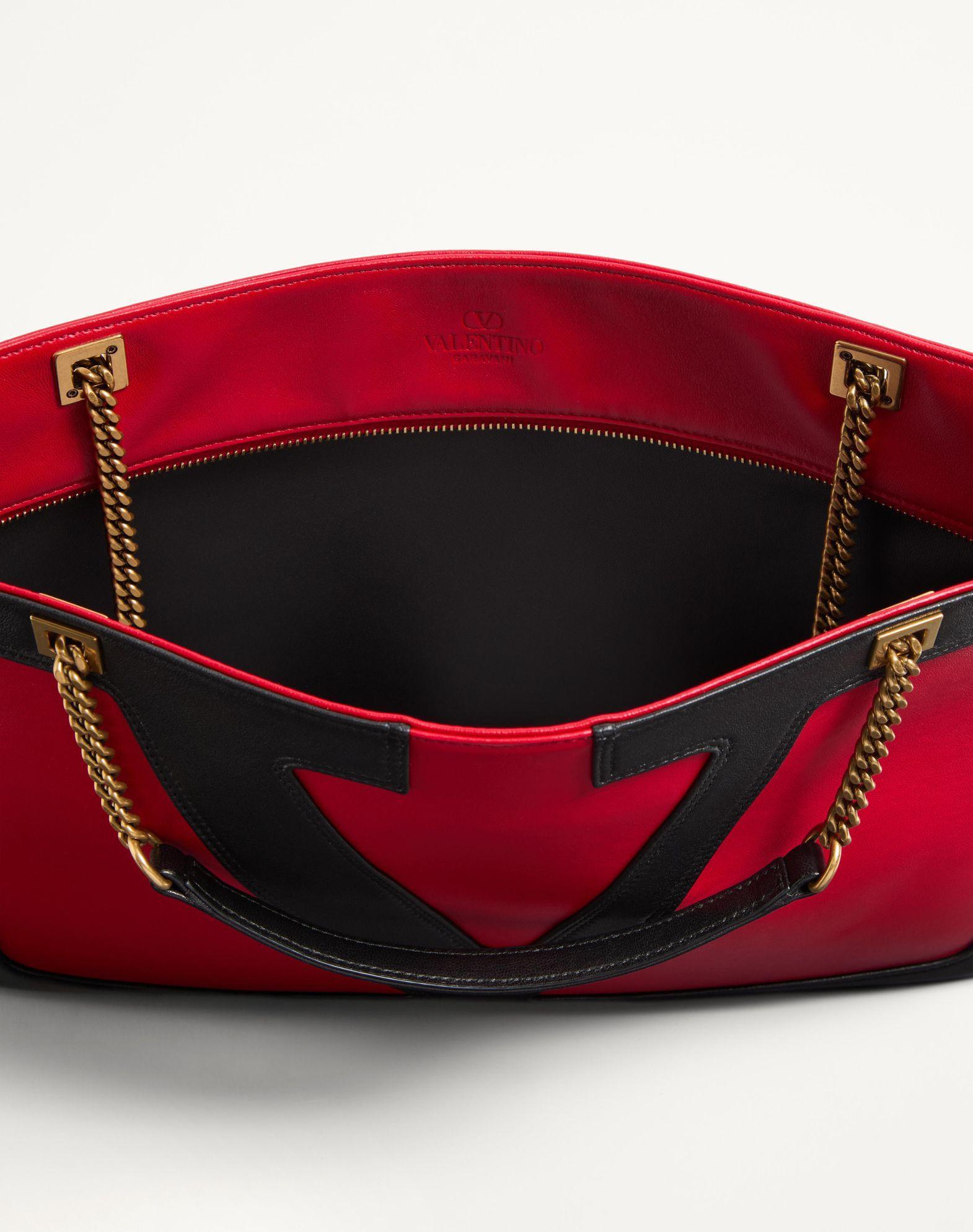 Valentino Garavani Viva Superstar Medium Nappa Leather Shopping Bag Product Image