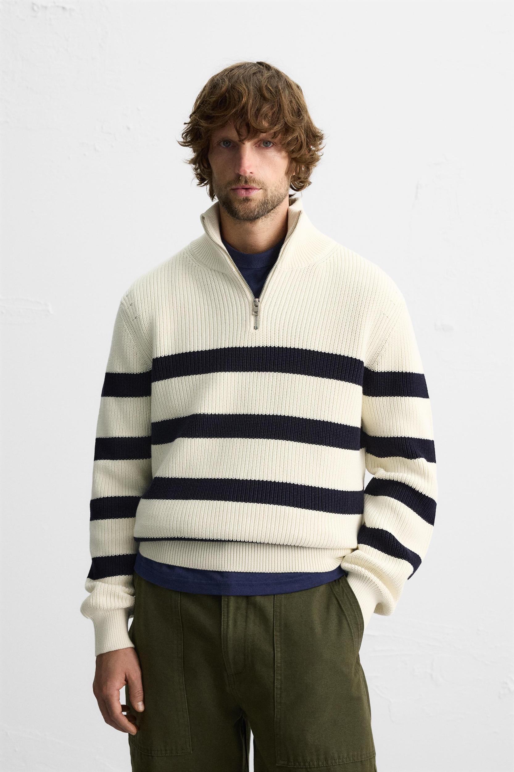 BASIC QUARTER-ZIP SWEATER Product Image