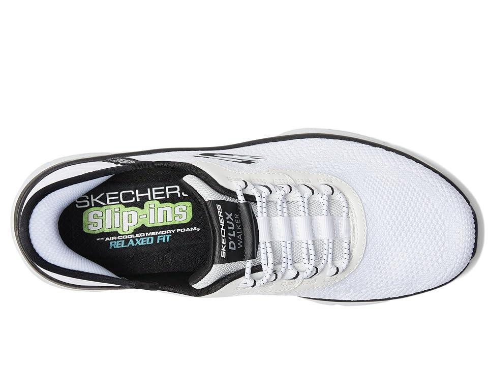 SKECHERS D'Lux Walker 2.0 Rezinate Hands Free Slip-In Black) Men's Shoes Product Image