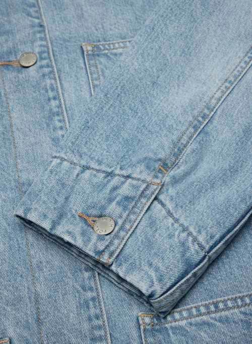 the ’90s denim chore coat Product Image