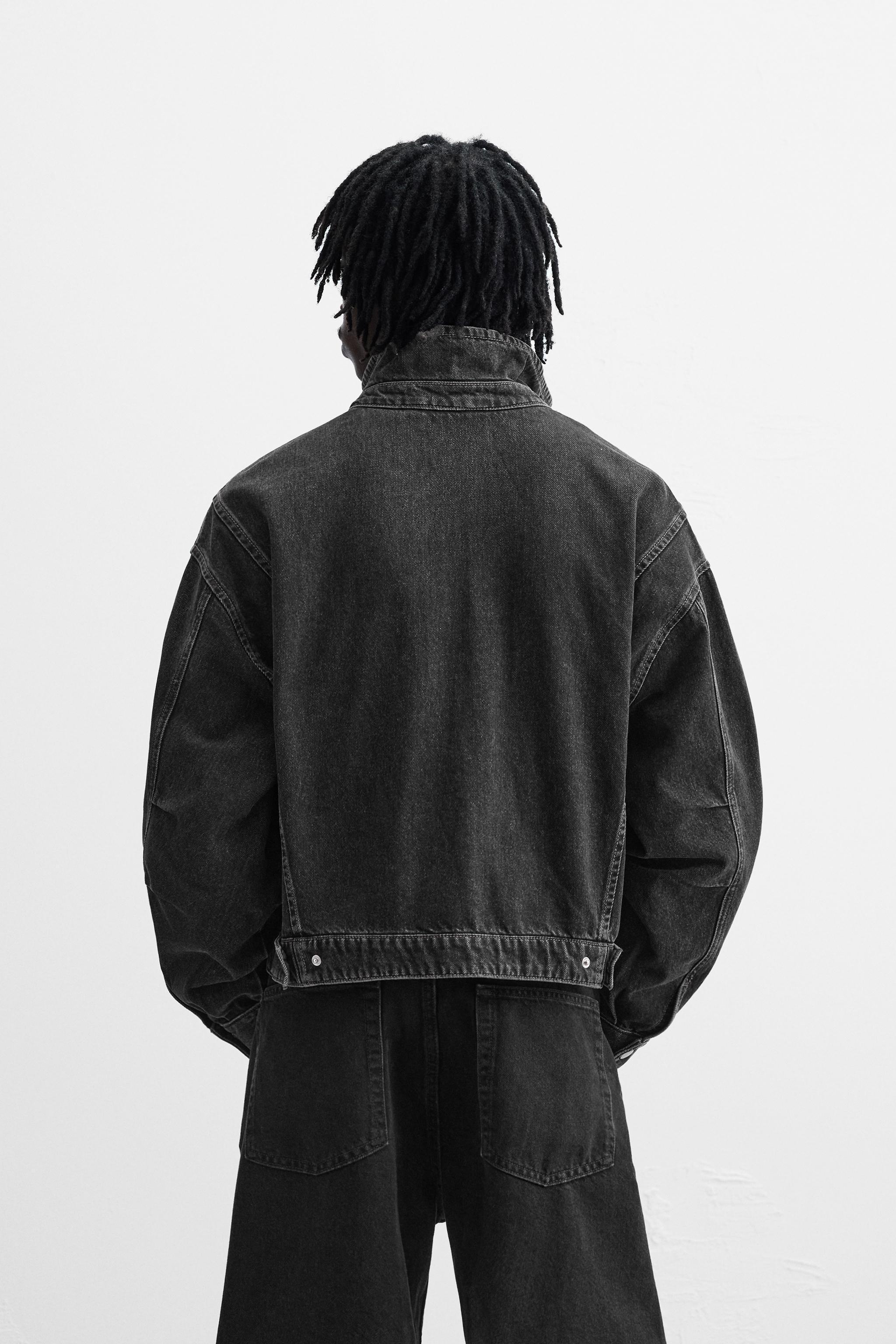 BOXY FIT DENIM JACKET Product Image