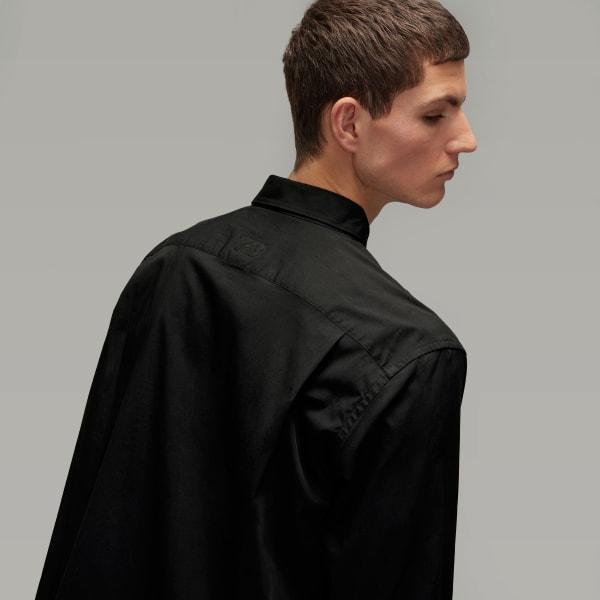 adidas Y-3 Pleated Pocket Shirt Core White M Mens Product Image