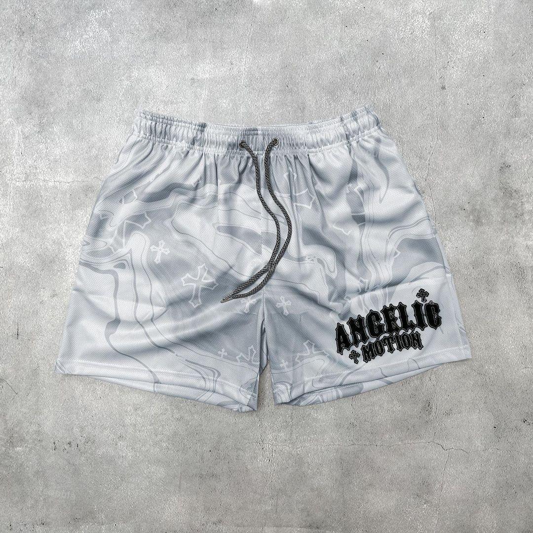 Sopula Angelic Motion Cross Street Mesh Shorts Product Image