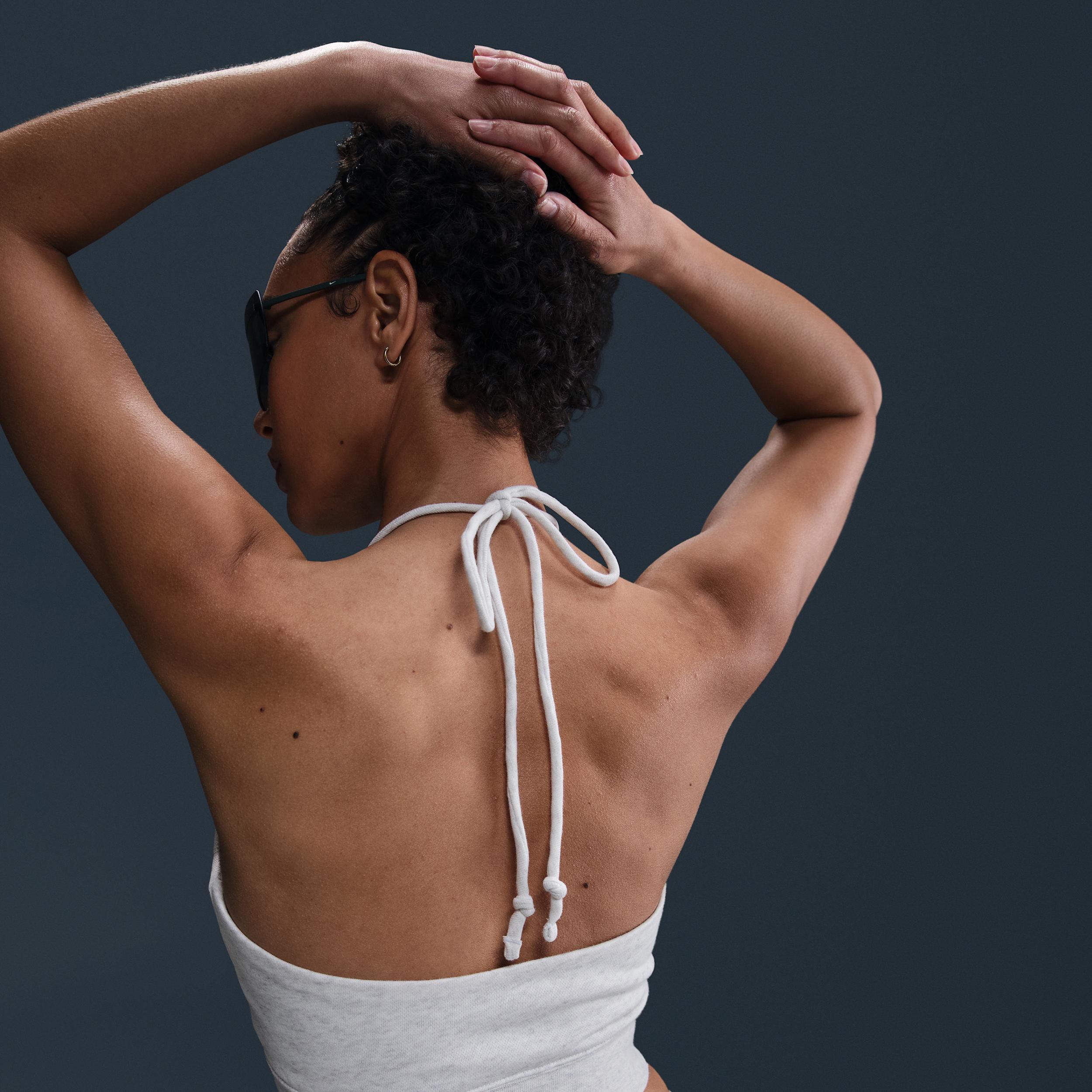 Women's Nike Sportswear Chill Terry Slim Cropped French Terry Halter Top Product Image