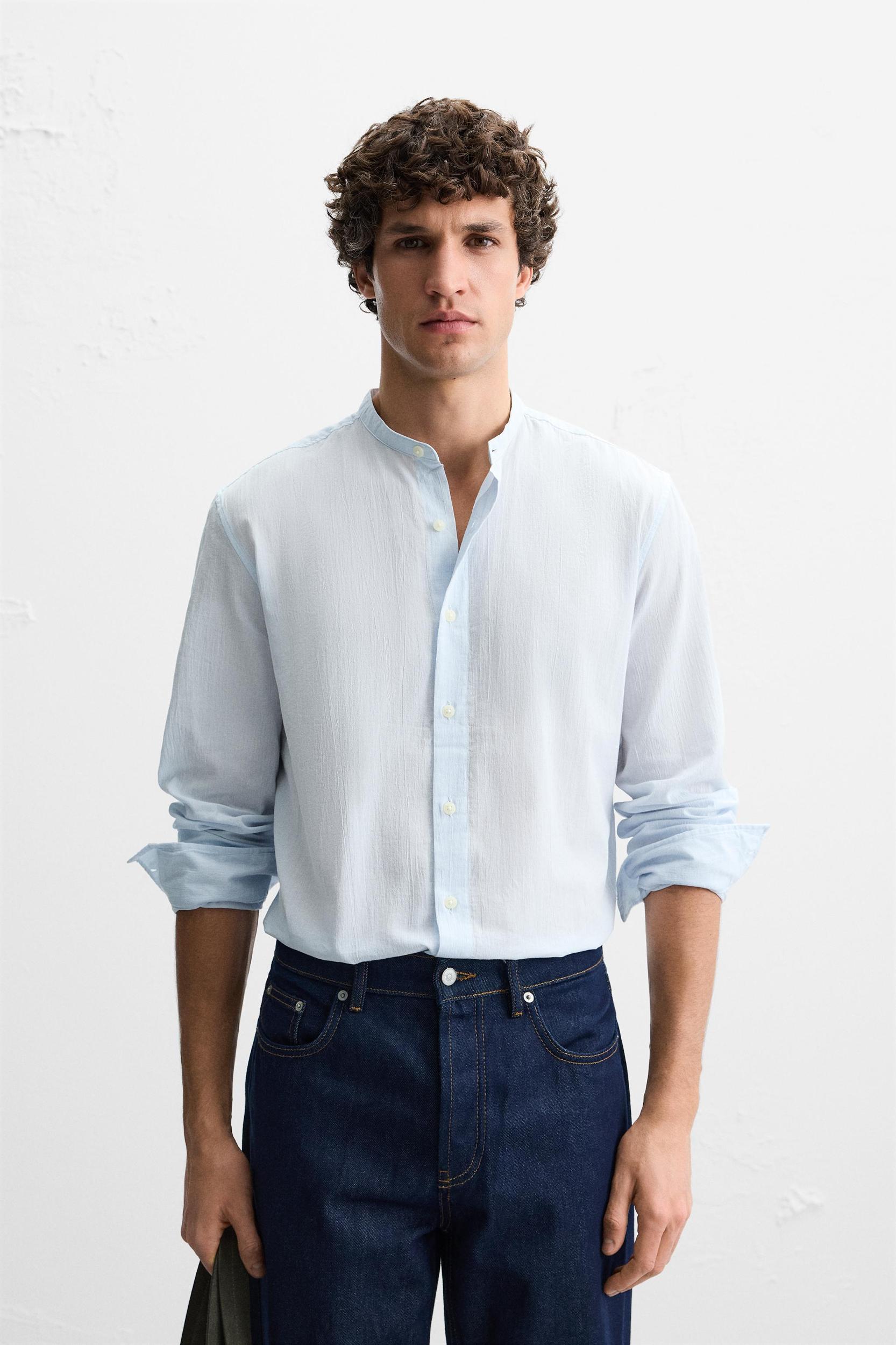 WRINKLED LOOK SHIRT Product Image