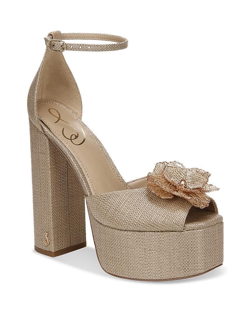 Sam Edelman Womens Kori Flora High Heel Platform Sandals Product Image