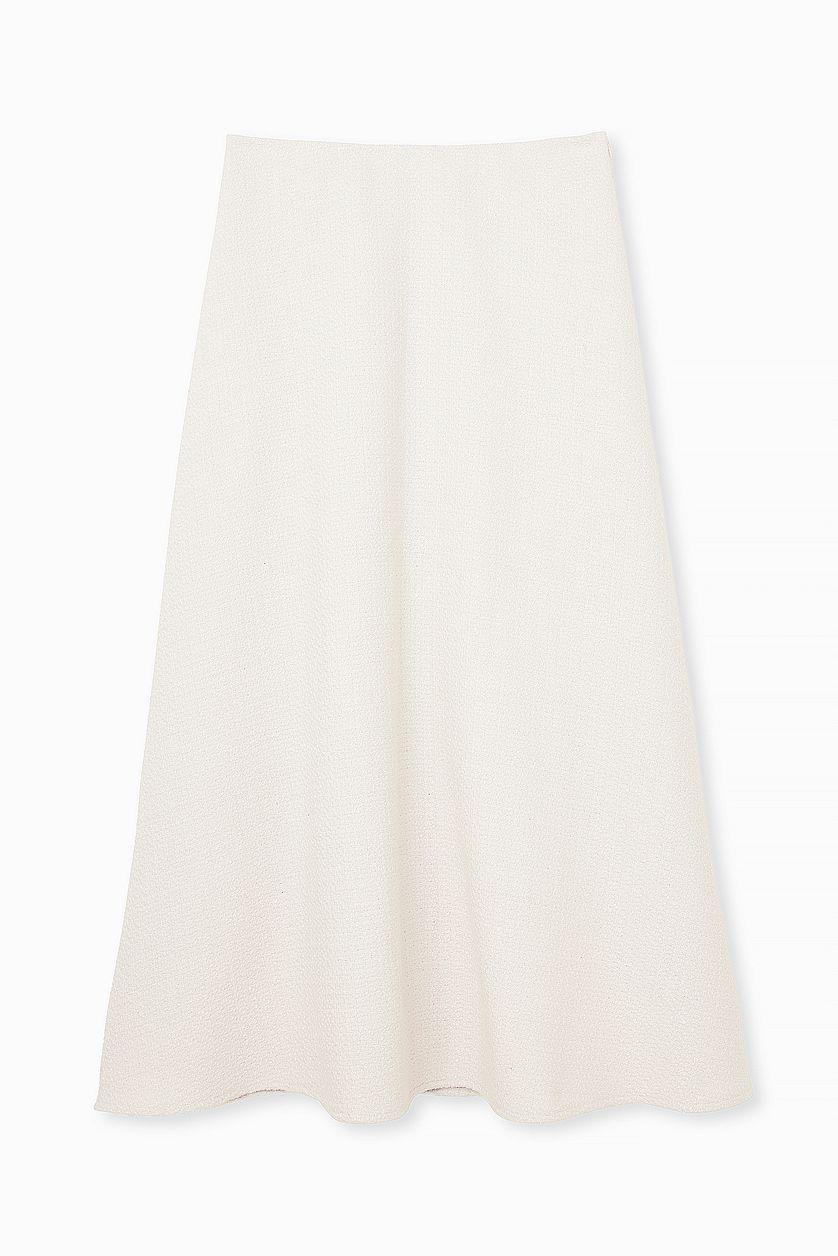 Structured Wool Blend Maxi Skirt Product Image