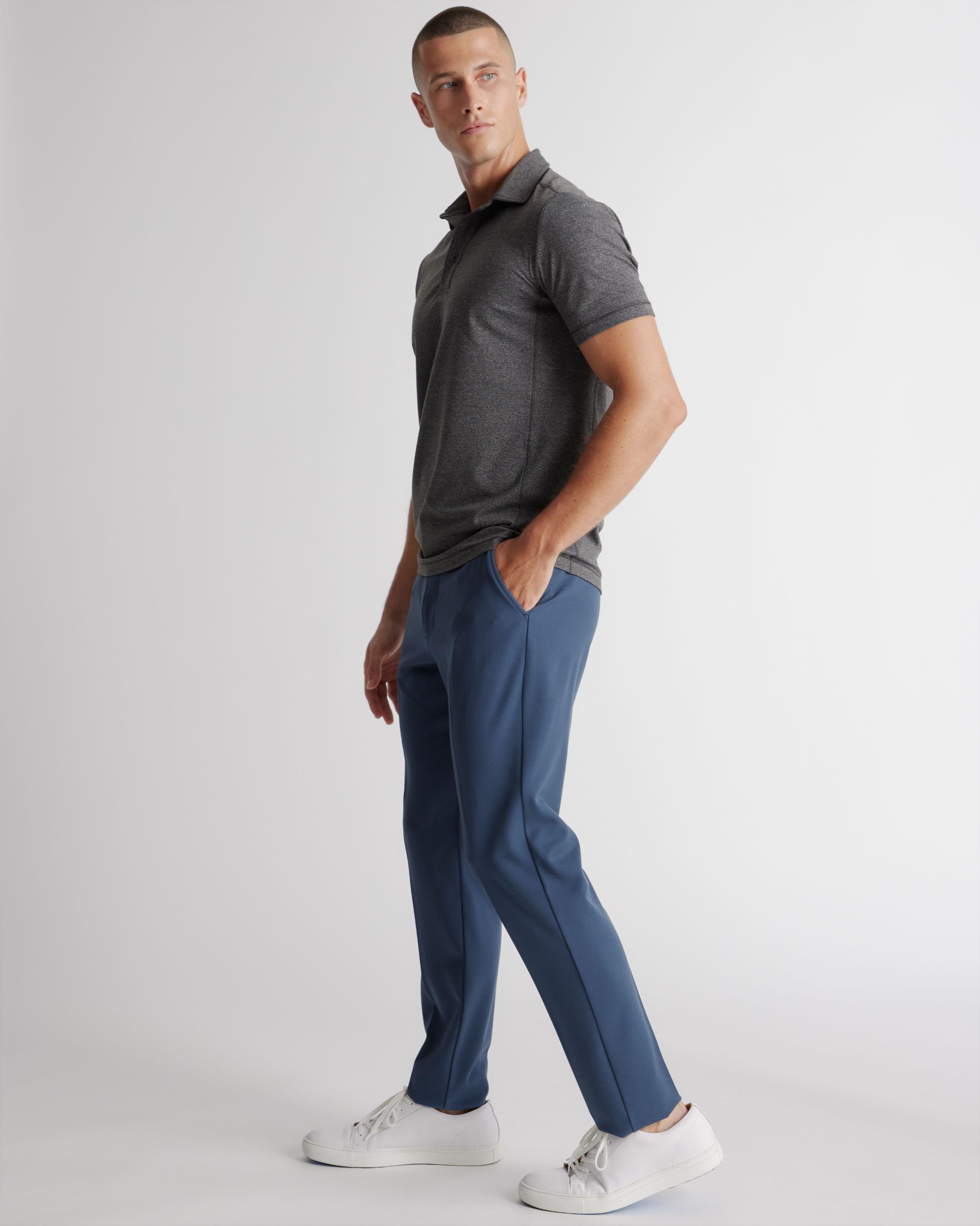 Quince | Men's Super Soft Performance Polo Shirt Flowknit Activewear, Recycled Polyester Product Image