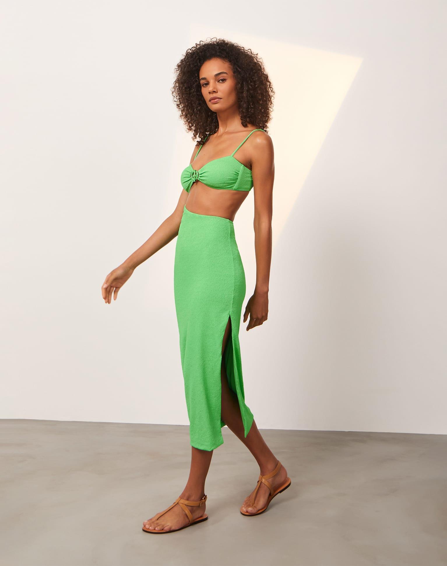 Firenze Kelly Detail Midi Dress (Exchange Only) - Seaside Product Image