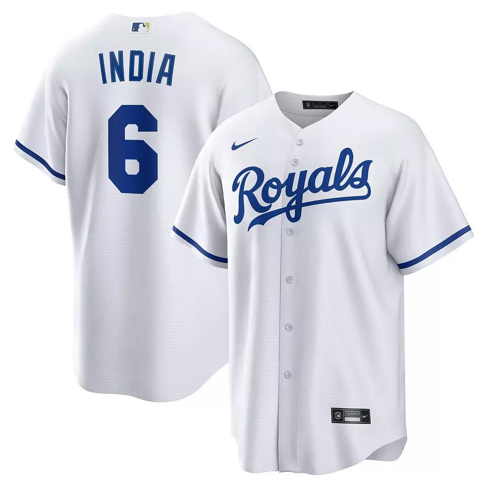 Men's Nike Jonathan India White Kansas City Royals Home Replica Player Jersey, Size: XL Product Image