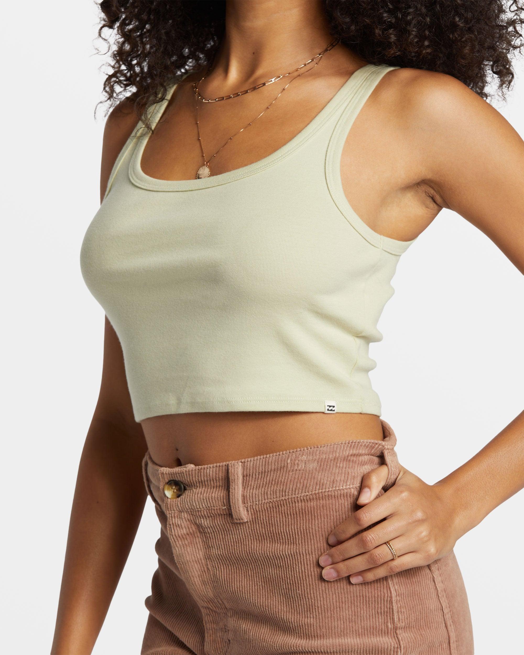 Sun Goddess Tank Knit - Light Avocado Female Product Image