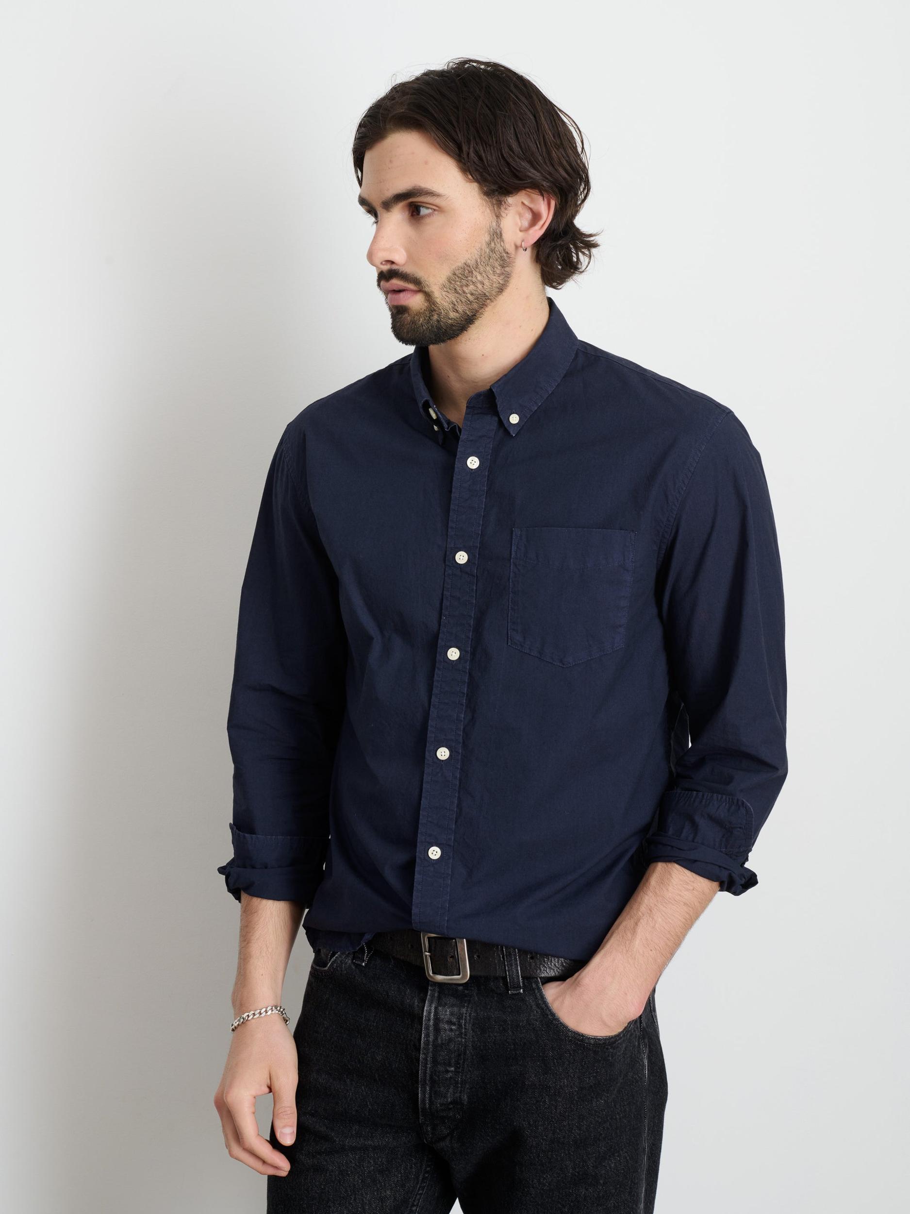 Mill Shirt In Cotton Poplin Product Image
