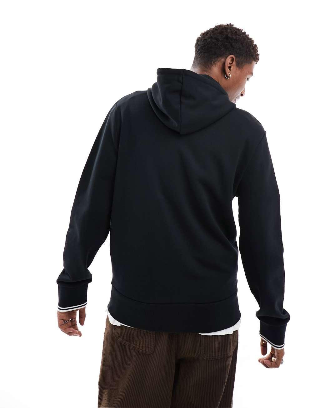Fred Perry hoodie in black Product Image