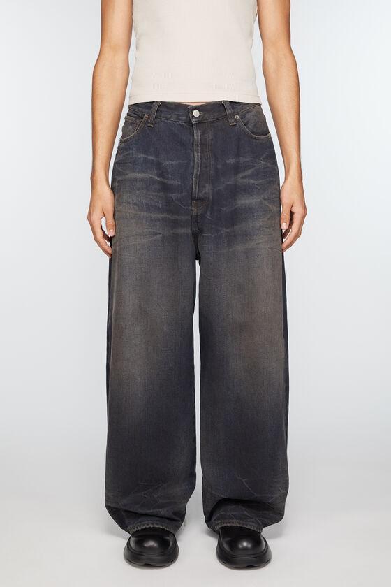 ACNE STUDIOS Super Baggy Fit Jeans - 2023m In Dark Blue Product Image