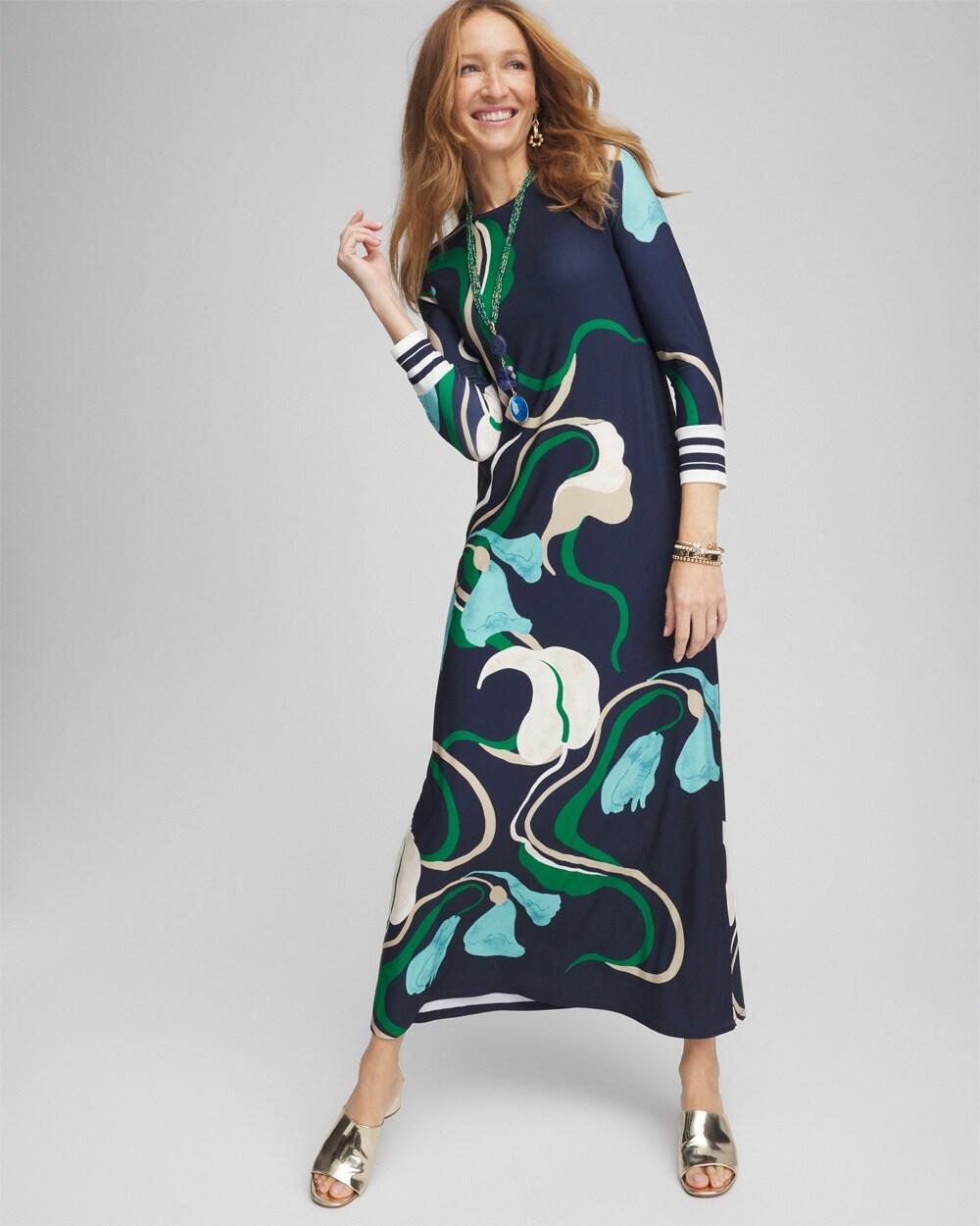 Long Sleeved Jersey Dress Product Image