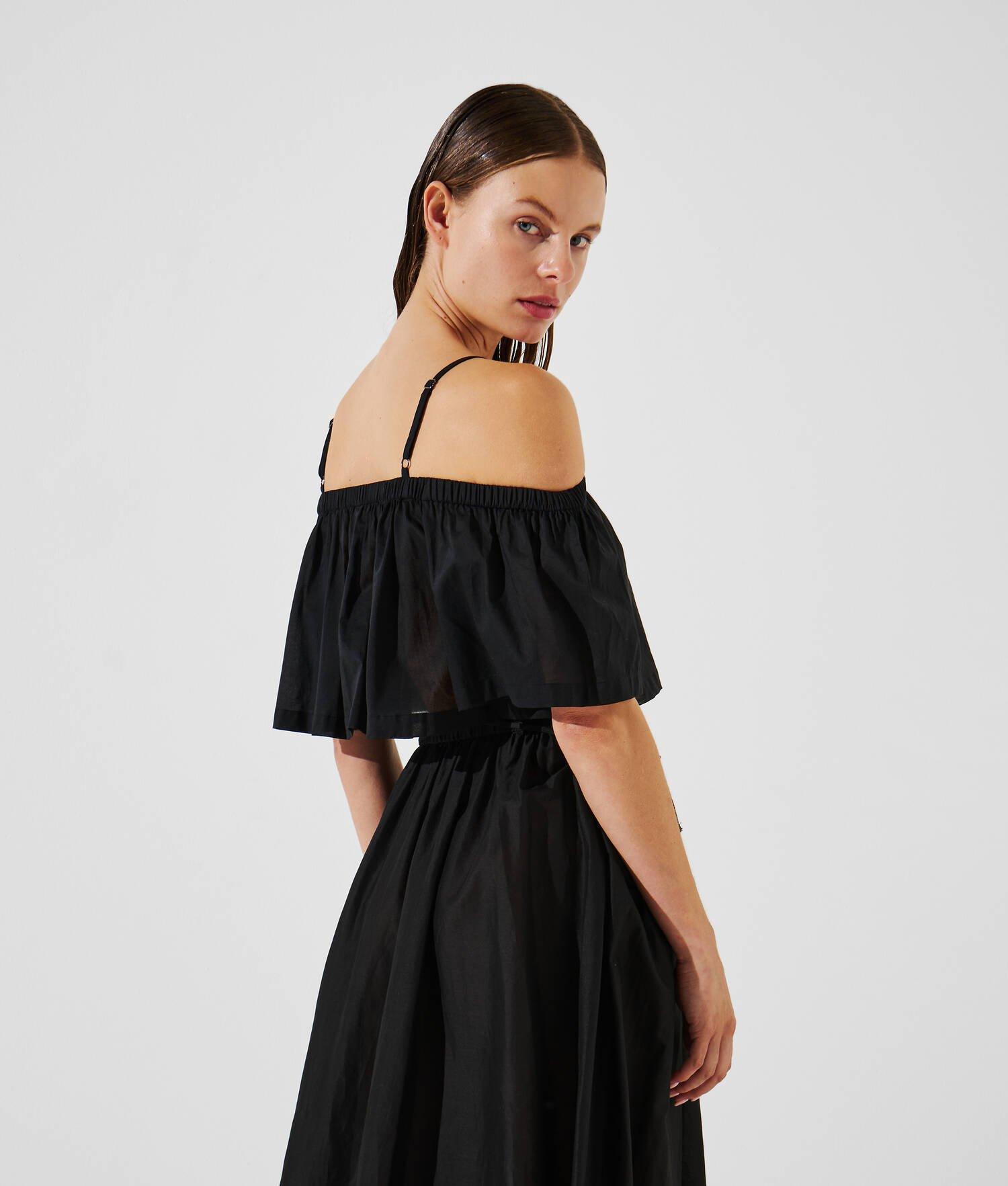 OFF-SHOULDER CROPPED BEACH TOP Product Image