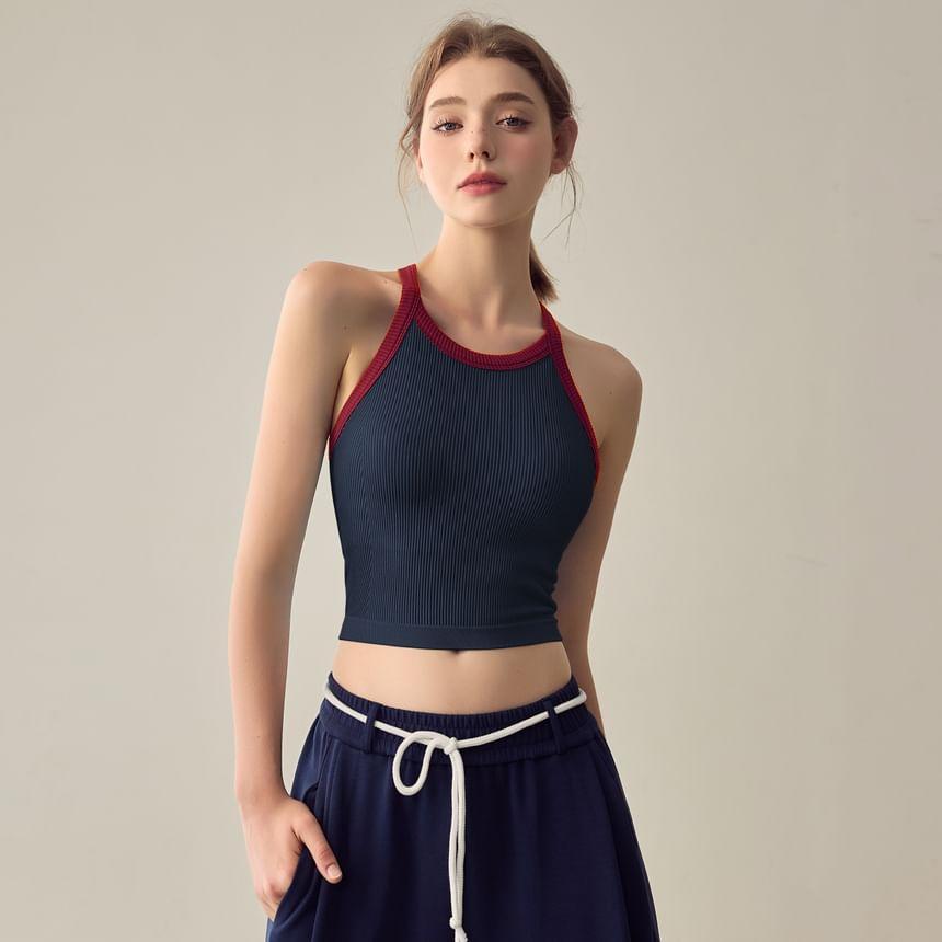 Contrast Trim Sport Camisole Top Product Image