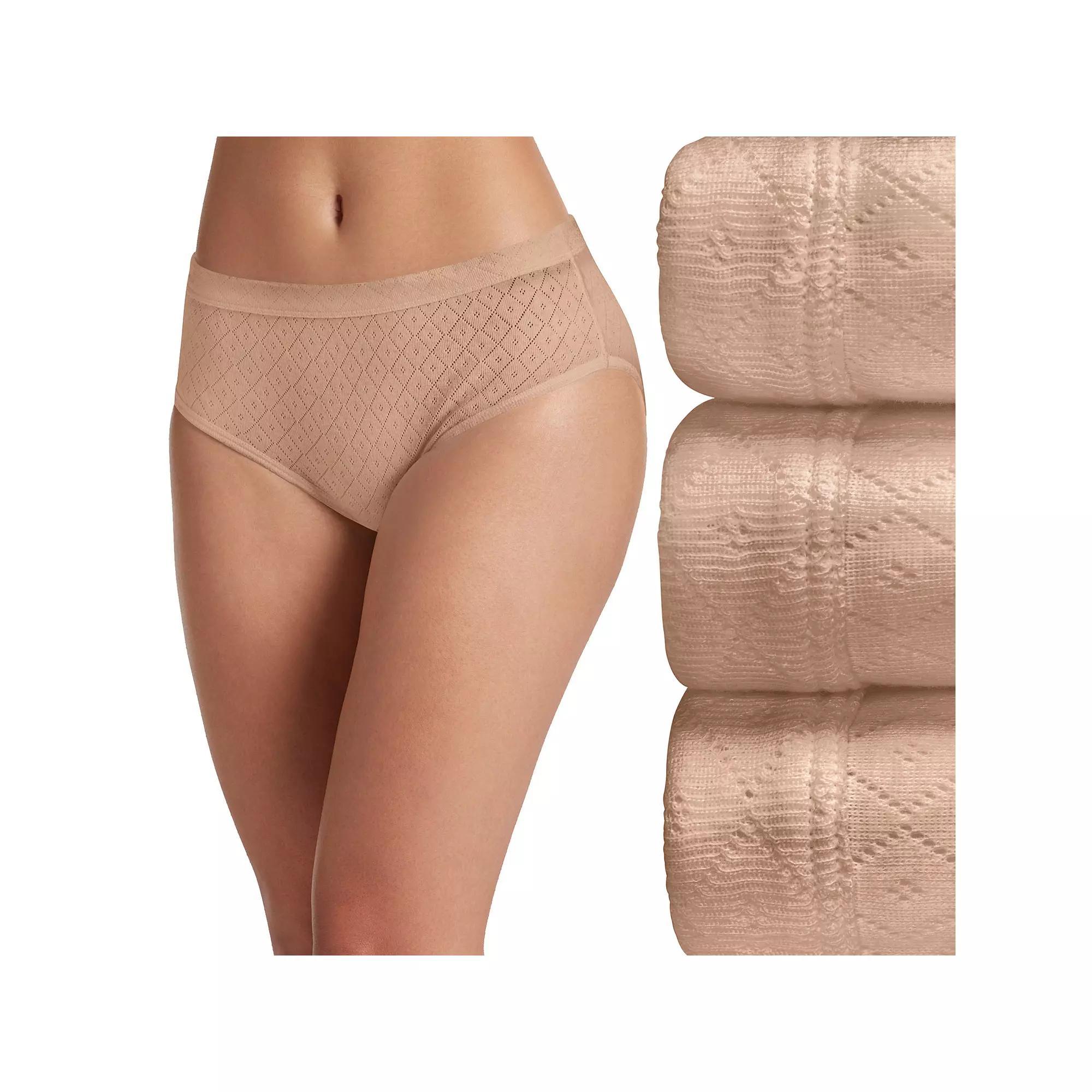 Womens Jockey 3-pk. Elance Breathe Hipster Panty Set 1540 Product Image