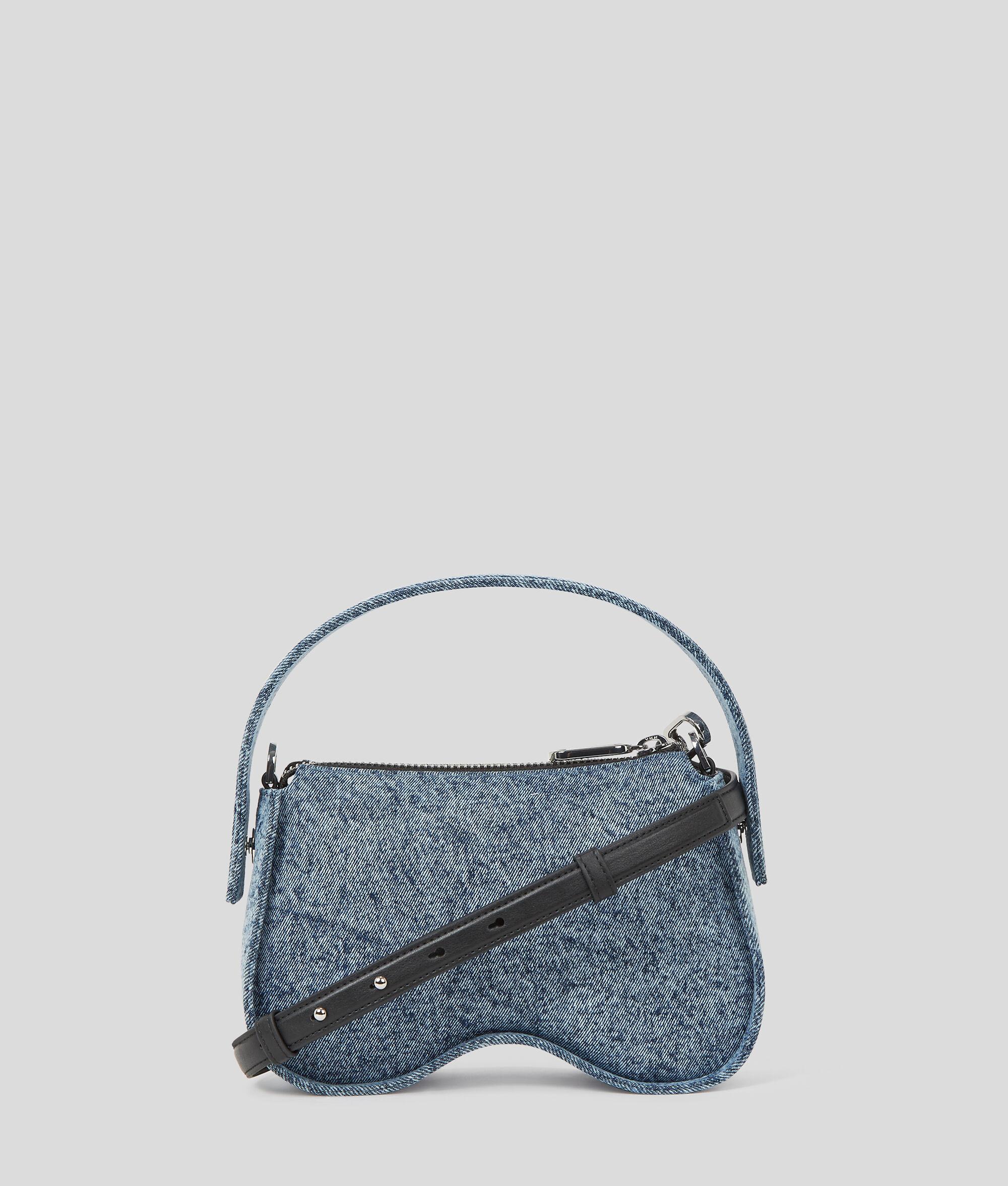 SUNGLASSES DENIM TOP-HANDLE BAG Product Image
