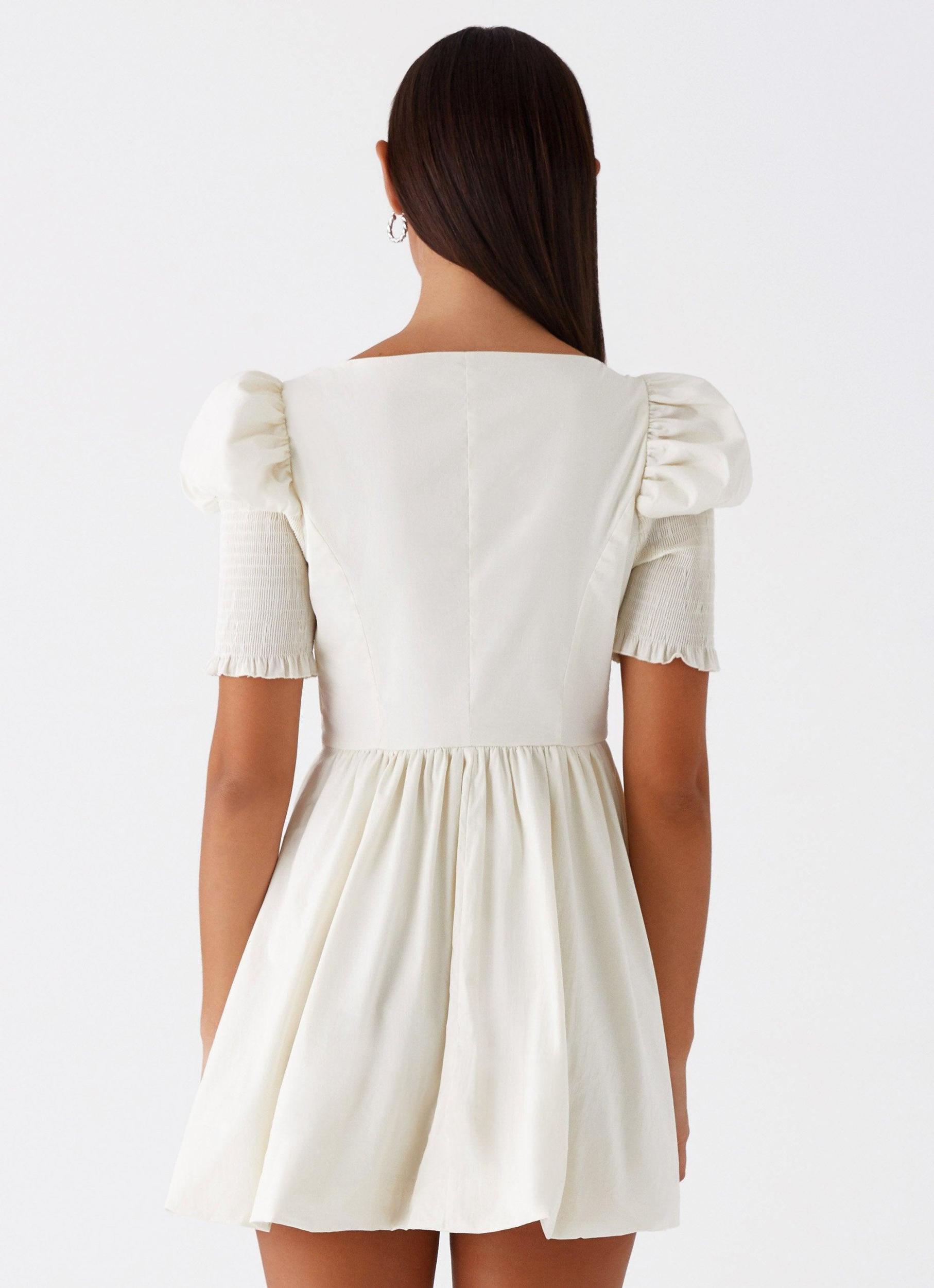 Enya Mini Dress - Ivory Product Image
