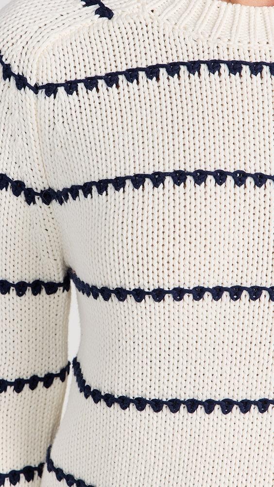 Madewell Mare Textured Stripe Pullover Sweater | Shopbop Product Image