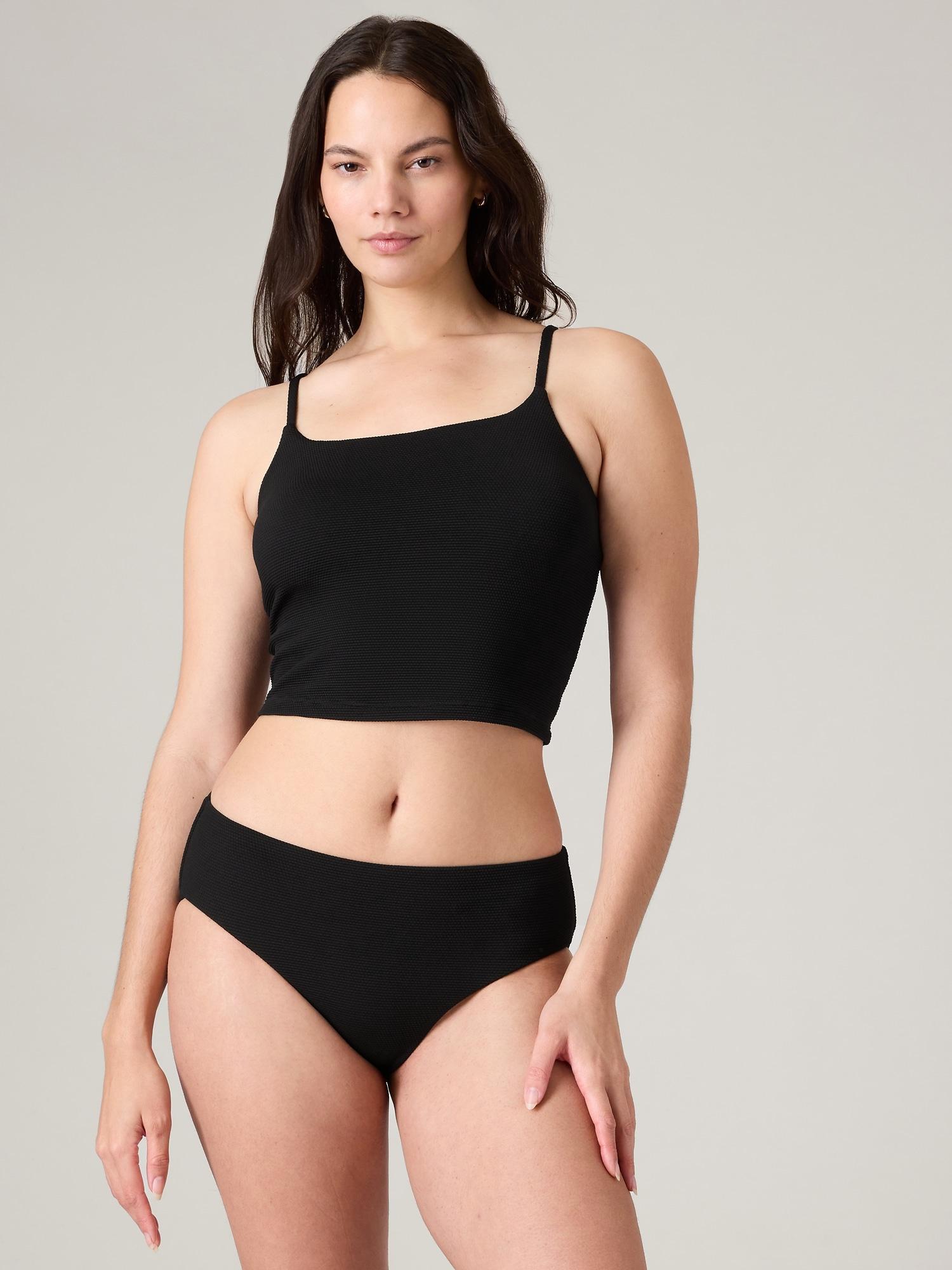 Scoop Crop Pique Tankini A-C Product Image