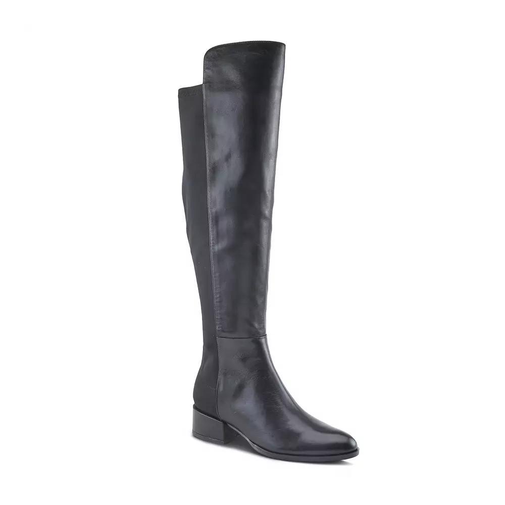 Spring Step Rider Women's Knee High Leather Boots, Size: 43, Black Product Image