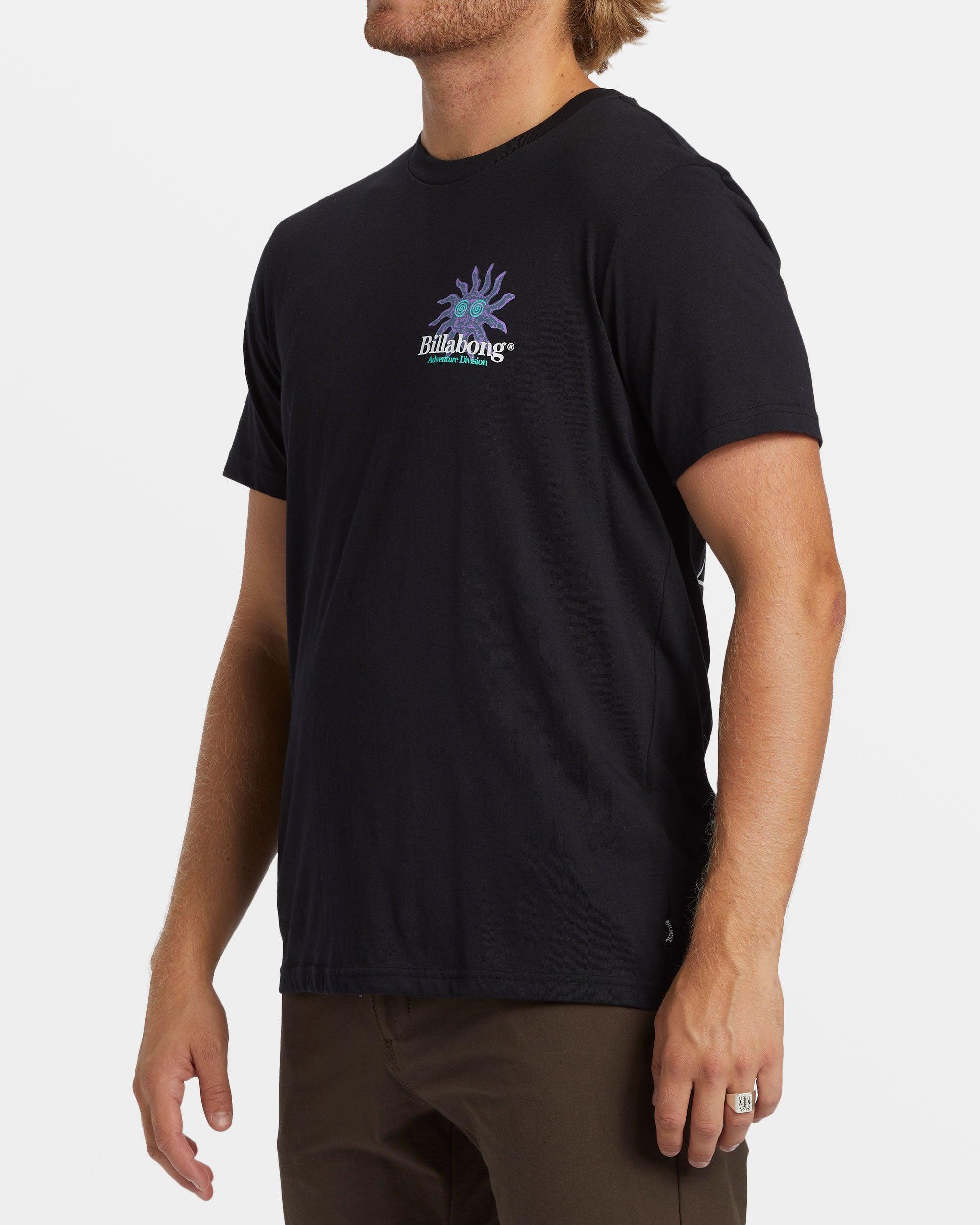 Up Rise T-Shirt - Black Male Product Image