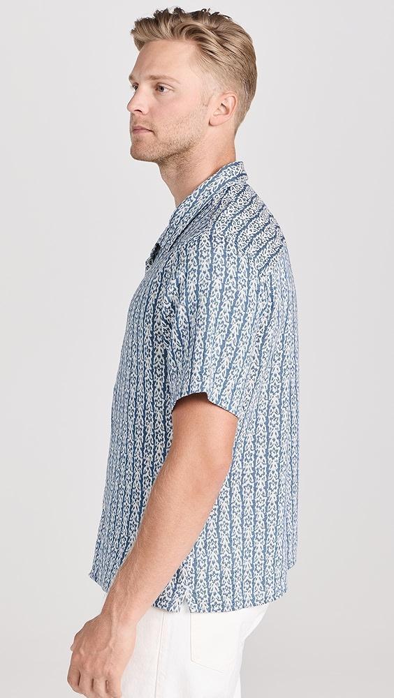 Wax London Didcot Floral Stripe Shirt | Shopbop Product Image