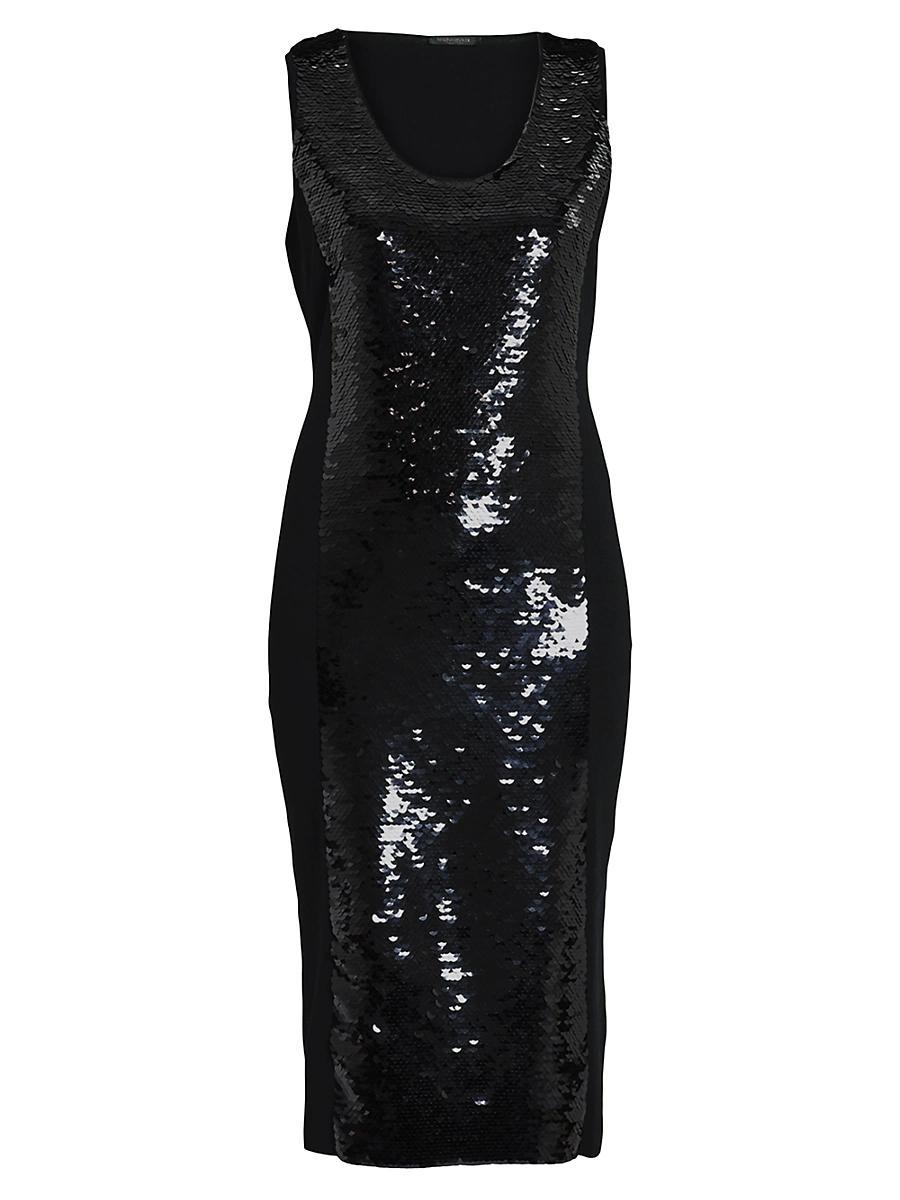 Womens Gioiello Sequin-Embellished Midi-Dress Product Image