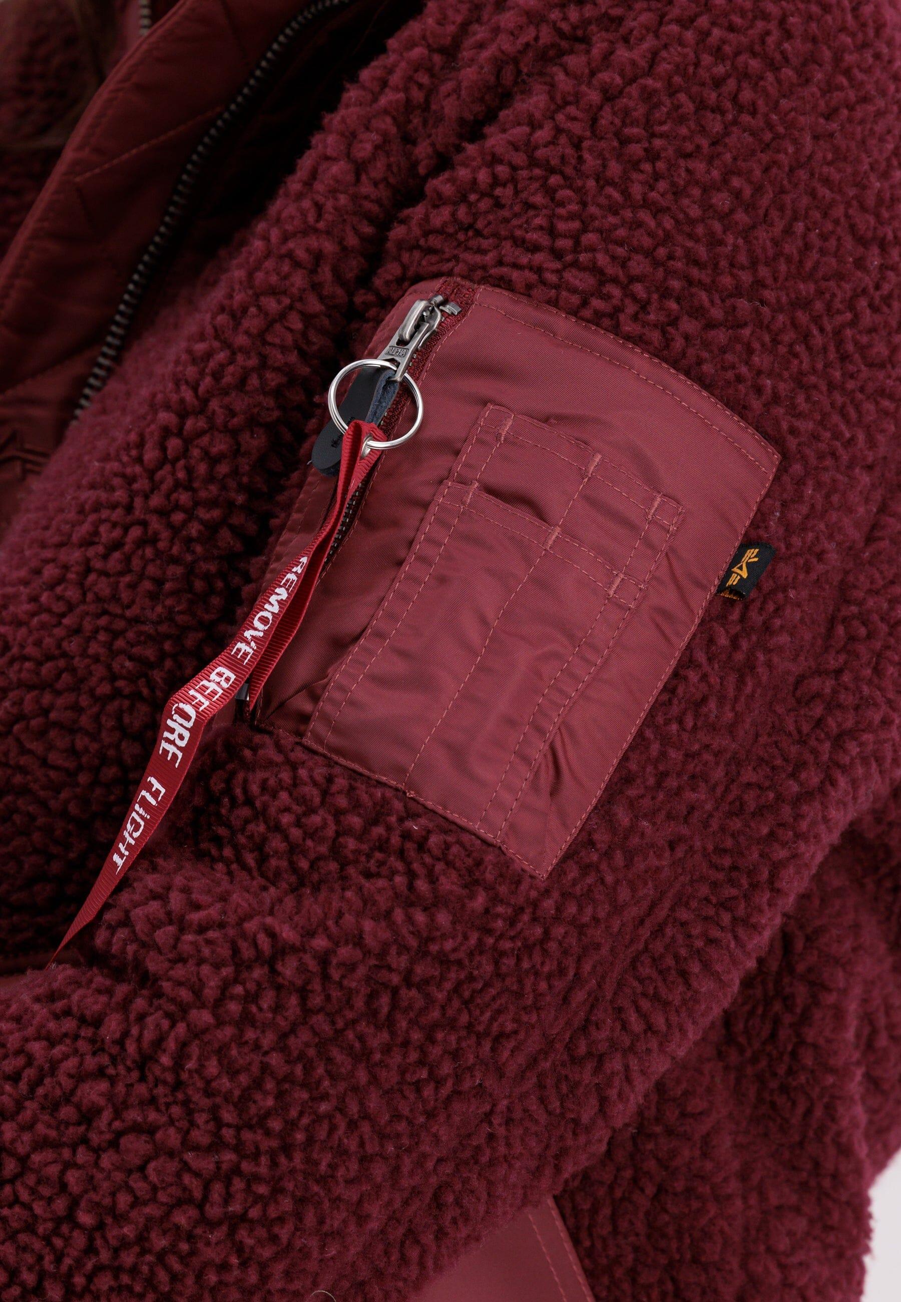 ZIP HOOD TEDDY JACKET W Product Image