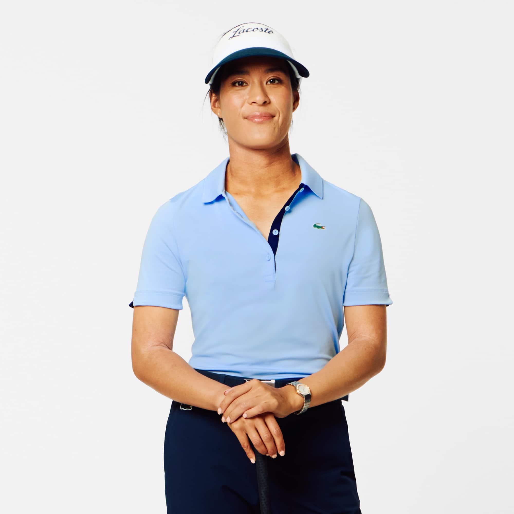 Women's Slim Fit UV Protect Stretch Golf Polo Product Image
