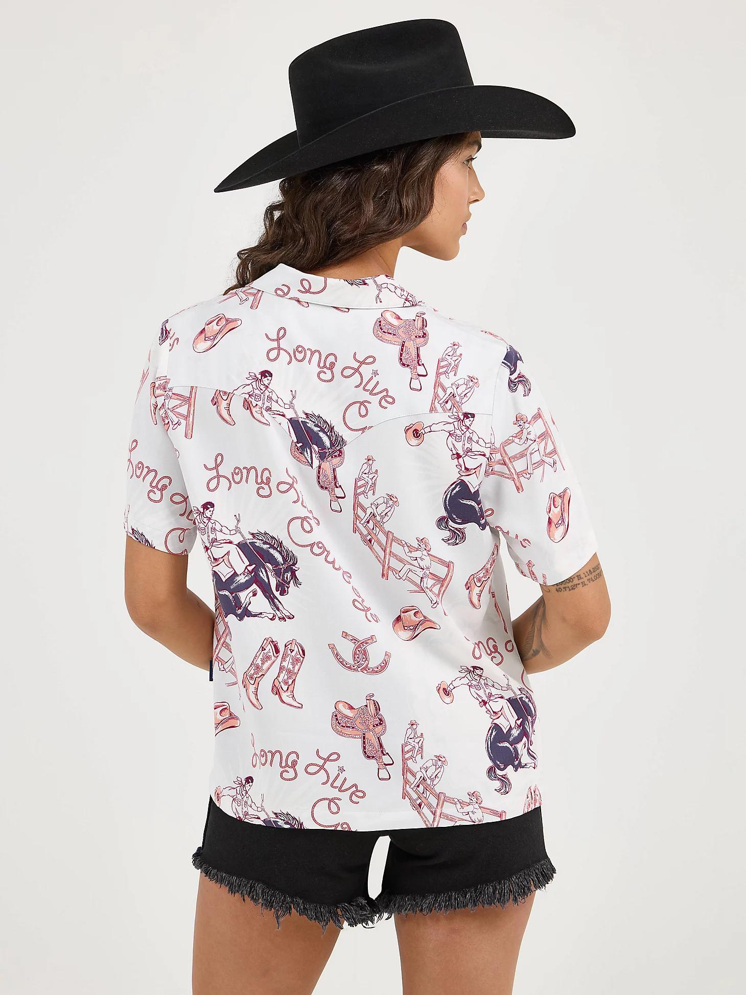 Women's Wrangler Retro® Cowgirl Camp Shirt | Women's TOPS | Wrangler® Product Image