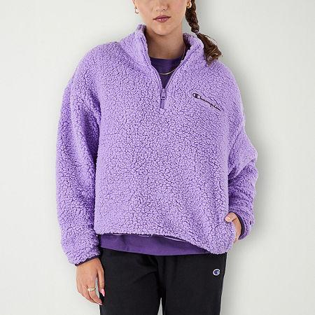 Champion Sherpa 1/4 Zip (Natural) Women's Clothing Product Image