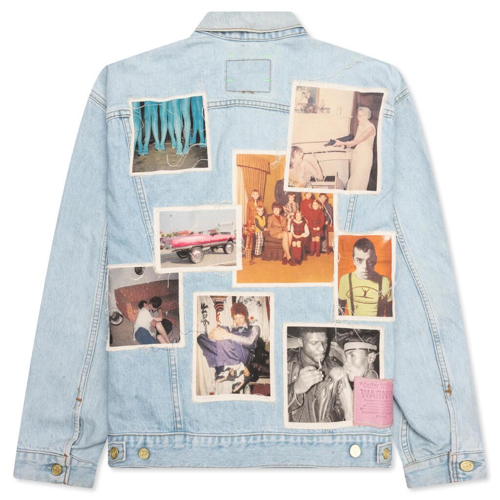 Portrait Denim Jacket - Multi Male Product Image