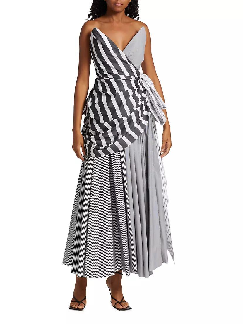 Strapless Draped Gown Product Image