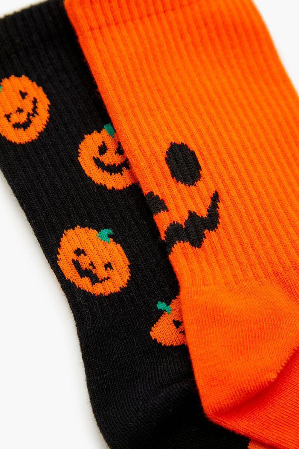 Jack-O-Lantern Crew Socks Set - 2 pack | Forever 21 Product Image