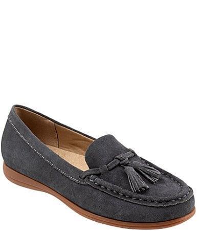 Trotters Dawson Suede Tassel Loafers Product Image